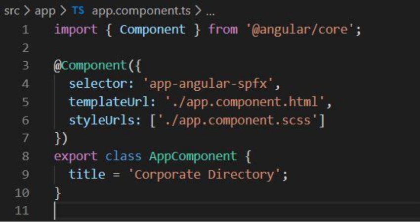 Finally, Modify index.html by removing default <app-root></app-root> tag, and add   <app-angular-spfx></app-angular-spfx> 