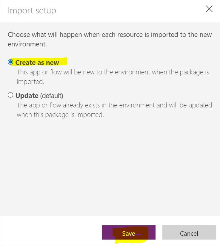 create a new PowerApps, click on Create as new